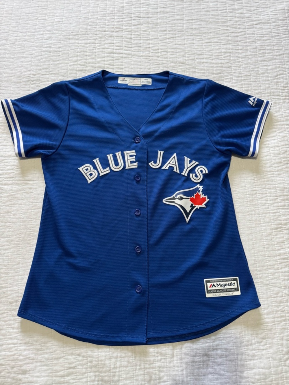 Toronto Blue Jays Majestic Jersey: Women’s Medium